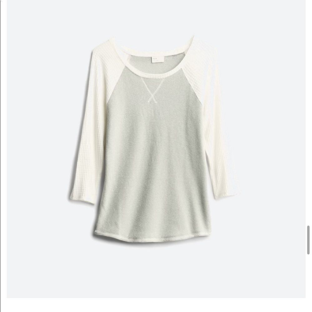 Dee Elly • Aidy Raglan Waffle Knit Top